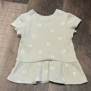 Cat & Jack toddler Floral Peplum Top